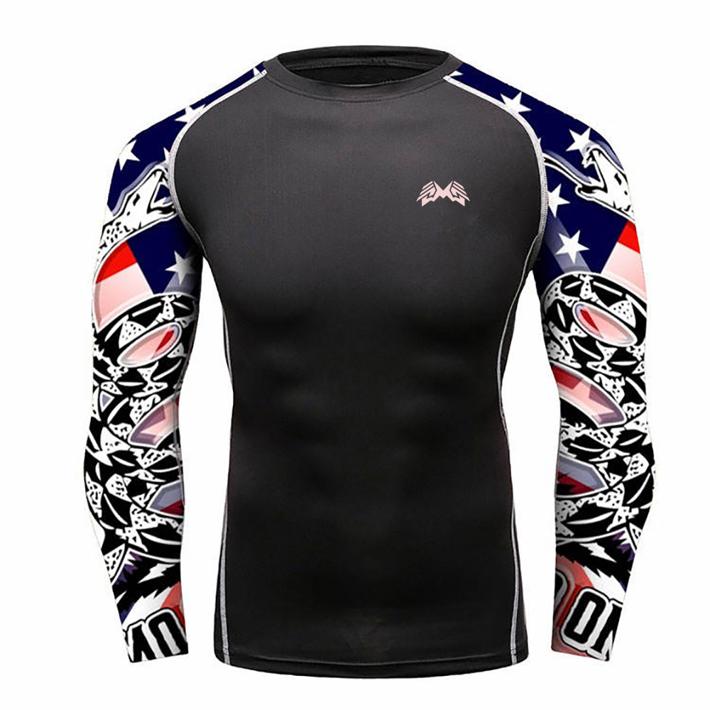 Men's Rash Guard Custom Logo